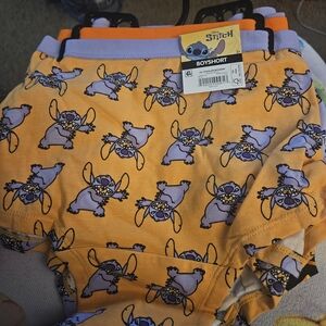 Womens Disney Stitch Boyshort Halloween Underwear Size XL 16/18 3 Pack
